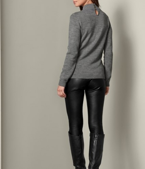 SOLD Cut Out Detail Sweater NWOT - Picture 3 of 4